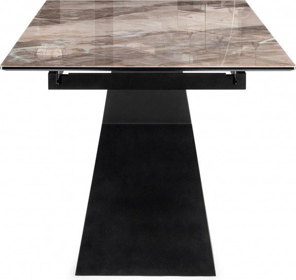 Изображение товара Обеденный стол Woodville Денхольм 240-290х100х75 / 588035 (каталония/черный)