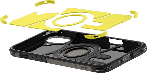 Изображение товара Чехол-накладка Spigen Tough Armor Mag Magsafe для iPhone 16 / ACS08215 (Gunmetal)