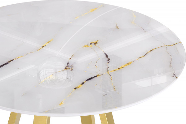 Изображение товара Обеденный стол Woodville Норфолк 100 / 588042 (золото)