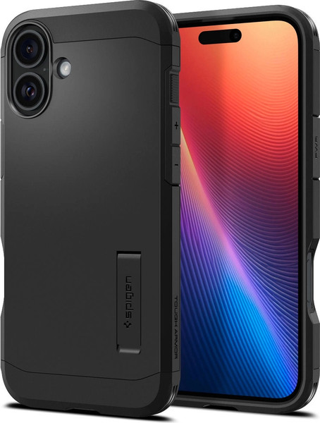 Изображение товара Чехол-накладка Spigen Tough Armor Mag Magsafe для iPhone 16 / ACS08216 (Black)