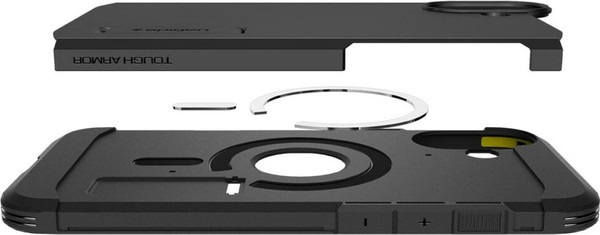 Изображение товара Чехол-накладка Spigen Tough Armor Mag Magsafe для iPhone 16 Plus / ACS08085 (Black)