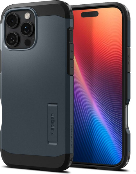 Изображение товара Чехол-накладка Spigen Tough Armor Mag Magsafe для iPhone 16 Pro / ACS08147 (Metal Slate)