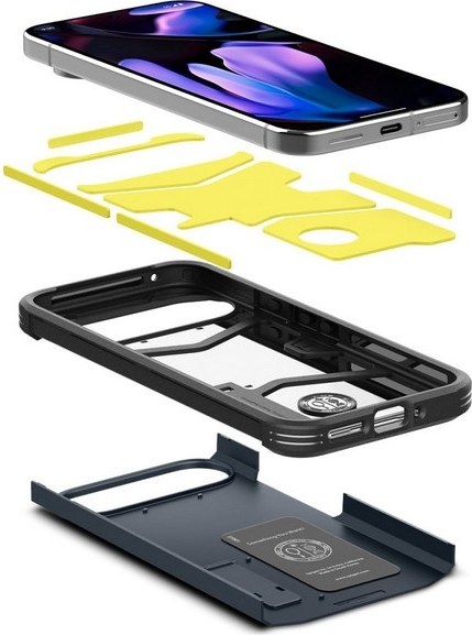 Изображение товара Чехол-накладка Spigen Tough Armor для Google Pixel 9/9 Pro / ACS07693 (Metal Slate)