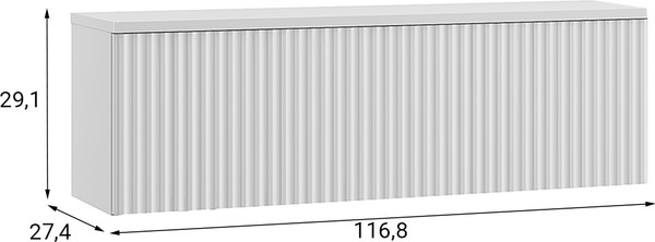 Изображение товара Тумба Anrex Santi 1D/117 (белый)