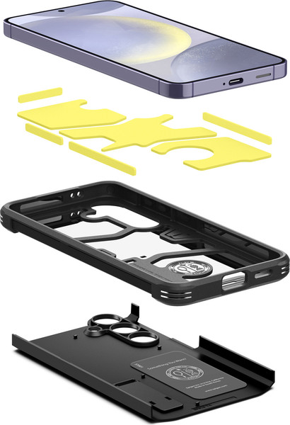 Изображение товара Чехол-накладка Spigen Tough Armor для Galaxy S24 / ACS07355 (черный)