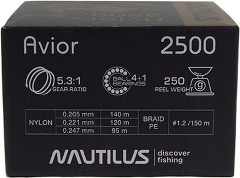 Изображение товара Катушка безынерционная NAUTILUS Avior 2500 / 16-59296068