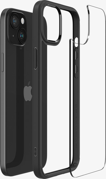 Изображение товара Чехол-накладка Spigen Ultra Hybrid для iPhone 15 Plus / ACS06657 (черный матовый)