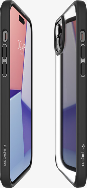 Изображение товара Чехол-накладка Spigen Ultra Hybrid для iPhone 15 Plus / ACS06657 (черный матовый)