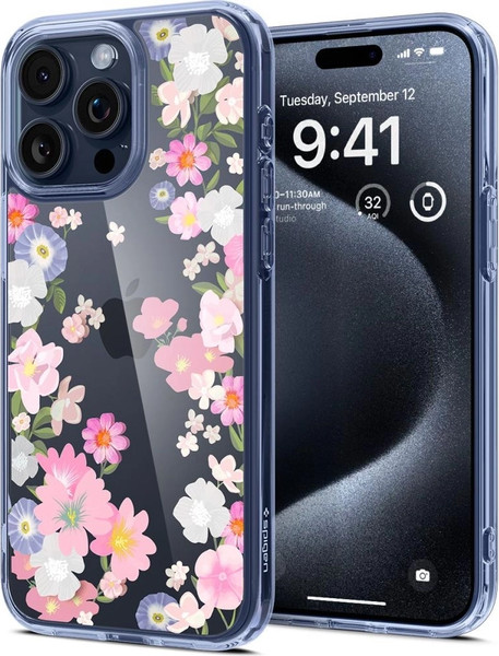 Изображение товара Чехол-накладка Spigen Ultra Hybrid для iPhone 15 Pro  / ACS06566 (Blossom)