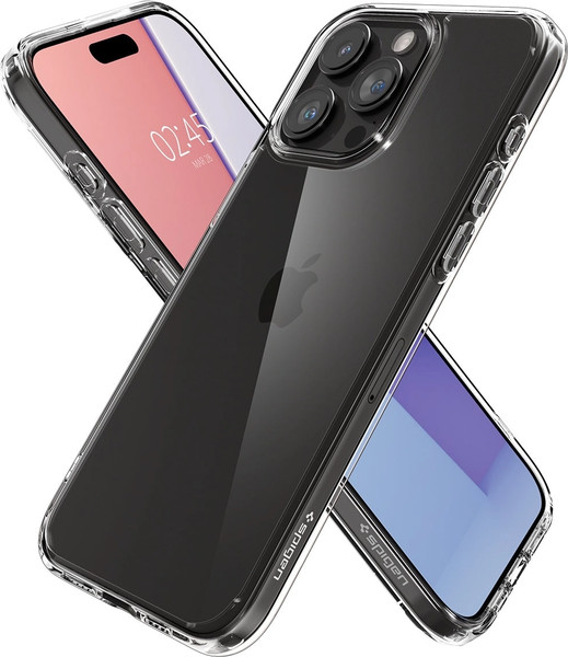 Изображение товара Чехол-накладка Spigen Ultra Hybrid для iPhone 15 Pro / ACS06707 (Crystal Clear)