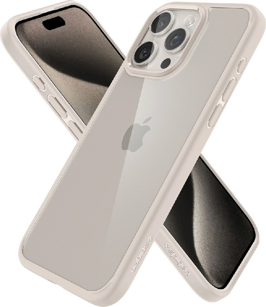 Изображение товара Чехол-накладка Spigen Ultra Hybrid для iPhone 15 Pro / ACS07214 (Natural Titanium)