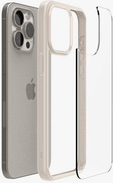 Изображение товара Чехол-накладка Spigen Ultra Hybrid для iPhone 15 Pro Max / ACS07209 (Natural Titanium)