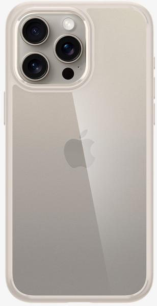 Изображение товара Чехол-накладка Spigen Ultra Hybrid для iPhone 15 Pro Max / ACS07209 (Natural Titanium)