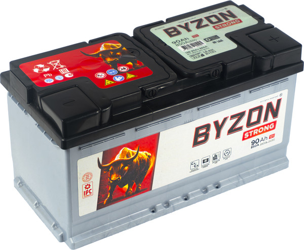 Изображение товара Автомобильный аккумулятор BYZON Strong R+ (90 А/ч)