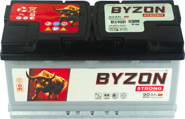 Изображение товара Автомобильный аккумулятор BYZON Strong R+ (90 А/ч)