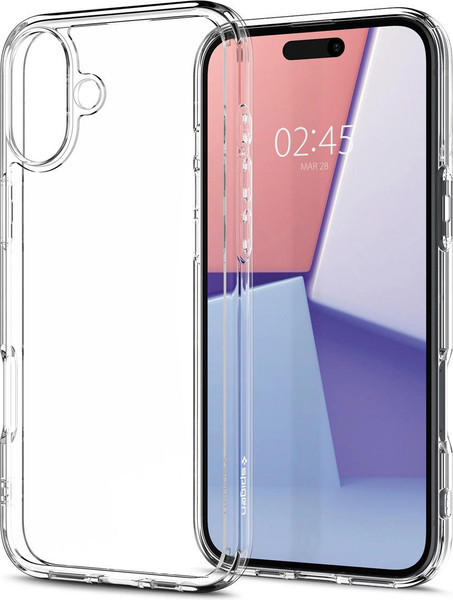 Изображение товара Чехол-накладка Spigen Ultra Hybrid для iPhone 16 / ACS08197 (Crystal Clear)