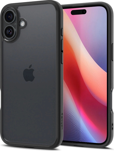 Изображение товара Чехол-накладка Spigen Ultra Hybrid для iPhone 16 / ACS08201 (Matte Black)