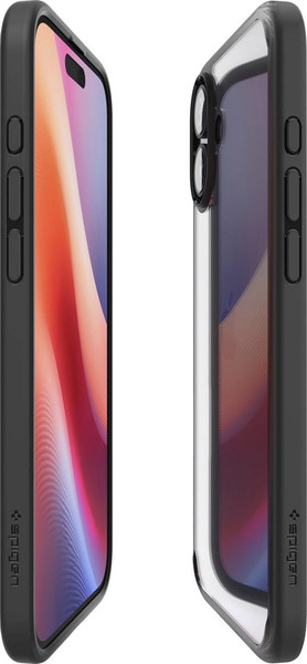 Изображение товара Чехол-накладка Spigen Ultra Hybrid для iPhone 16 / ACS08201 (Matte Black)