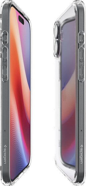 Изображение товара Чехол-накладка Spigen Ultra Hybrid для iPhone 16 Plus / ACS08069 (Crystal Clear)