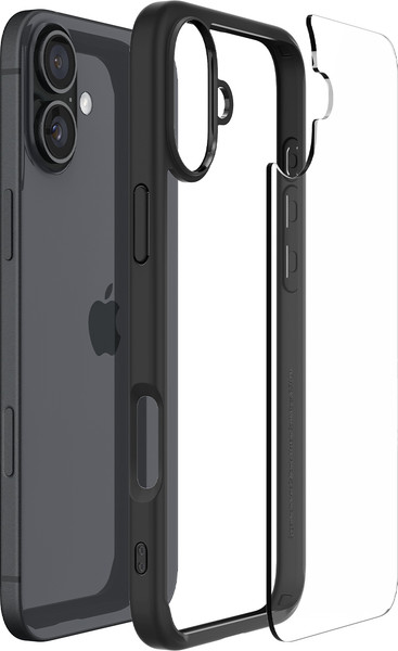 Изображение товара Чехол-накладка Spigen Ultra Hybrid для iPhone 16 Plus / ACS08072 (Matte Black)