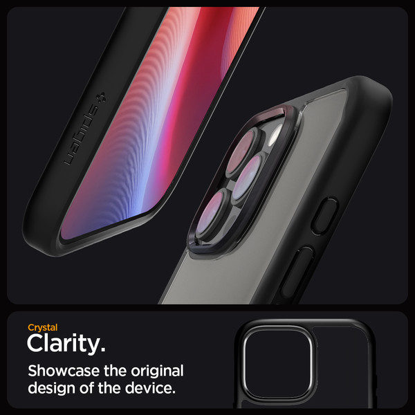 Изображение товара Чехол-накладка Spigen Ultra Hybrid для iPhone 16 Pro Max / ACS07996 (Matte Black)