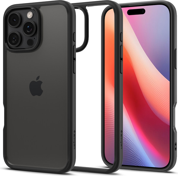 Изображение товара Чехол-накладка Spigen Ultra Hybrid для iPhone 16 Pro Max / ACS07996 (Matte Black)