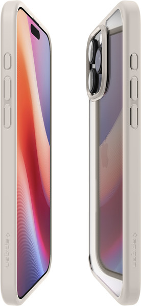 Изображение товара Чехол-накладка Spigen Ultra Hybrid для iPhone 16 Pro Max / ACS08385 (Natural Titanium)