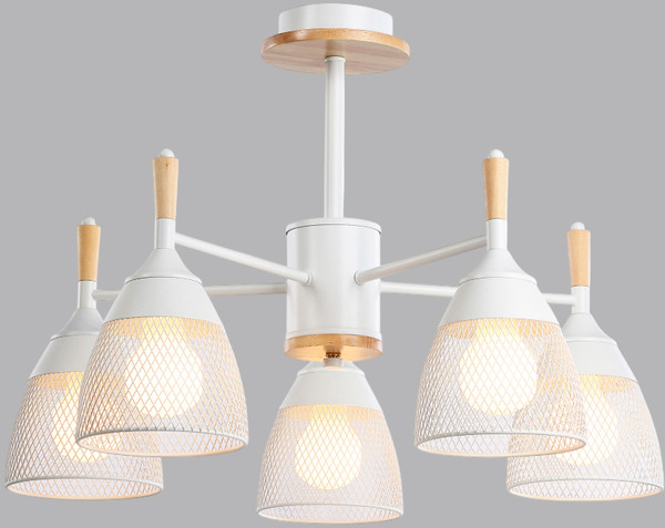 Изображение товара Люстра Sundays Home R-25 / 6211 (с лампами Е27 12W 4100K 5шт)