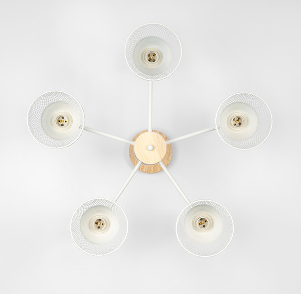 Изображение товара Люстра Sundays Home R-25 / 6211 (с лампами Е27 12W 4100K 5шт)