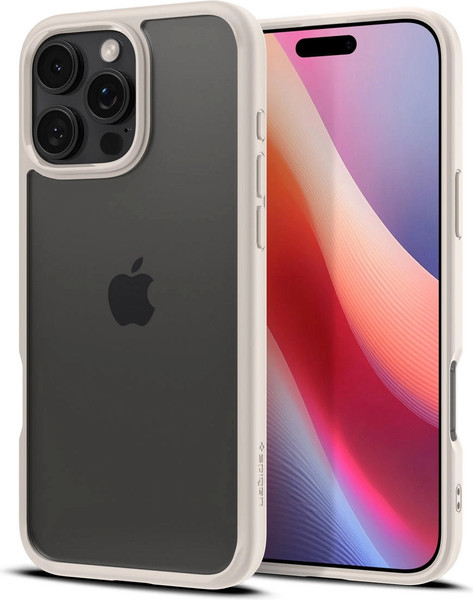 Изображение товара Чехол-накладка Spigen Ultra Hybrid для iPhone 16 Pro / ACS08127 (Natural Titanium)