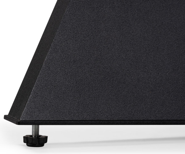 Изображение товара Обеденный стол Woodville Ливи 140-200х80х78 / 532401 (серый мрамор/черный)