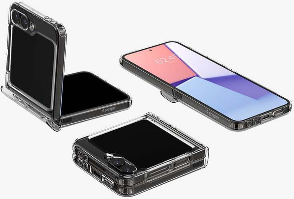 Изображение товара Чехол-накладка Spigen Galaxy Ultra Hybrid Pro для Z Flip 6 / ACS07834 (Crystal Clear)