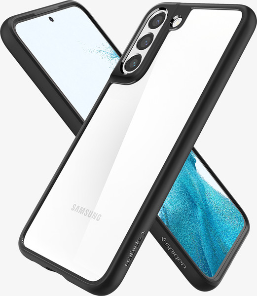 Изображение товара Чехол-накладка Spigen Ultra Hybrid для Galaxy S22 / ACS03989 (Matte Black)
