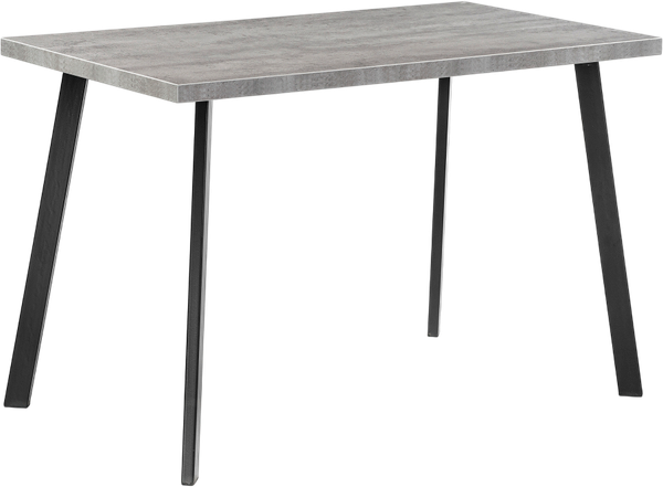 Изображение товара Обеденный стол Notta Тринити Лофт 120 25 мм / 489616 (бетон/черный матовый)