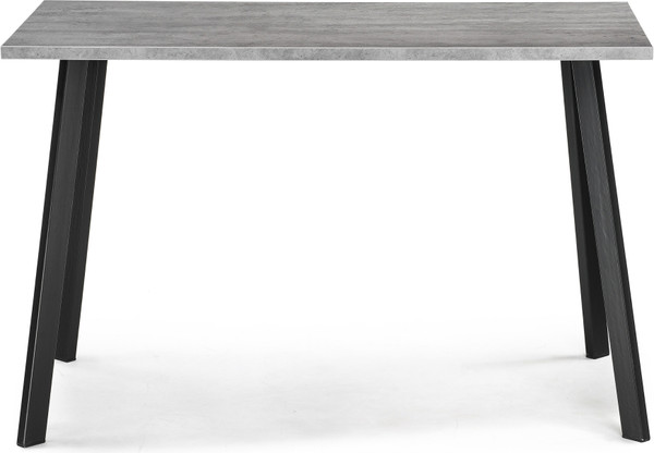 Изображение товара Обеденный стол Notta Тринити Лофт 120 25 мм / 489616 (бетон/черный матовый)
