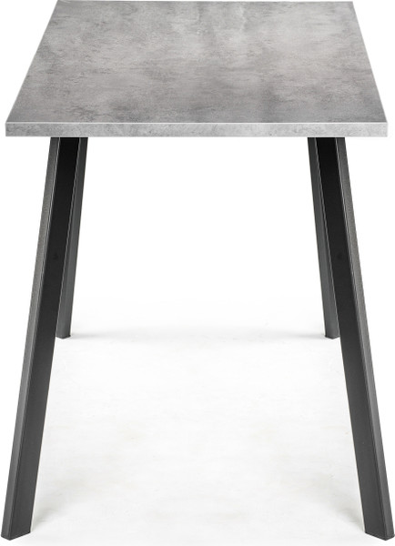 Изображение товара Обеденный стол Notta Тринити Лофт 120 25 мм / 489616 (бетон/черный матовый)