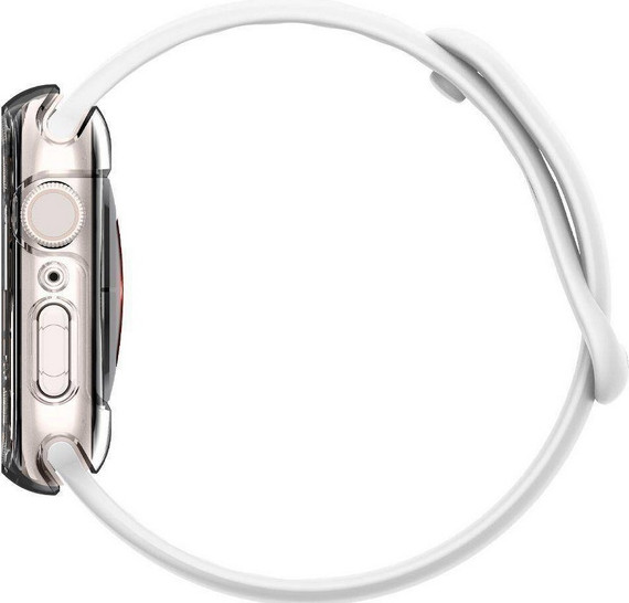 Изображение товара Защитный чехол для умных часов Spigen Ultra Hybrid для Apple Watch 7/8/9 / ACS04613 (Crystal Clear)
