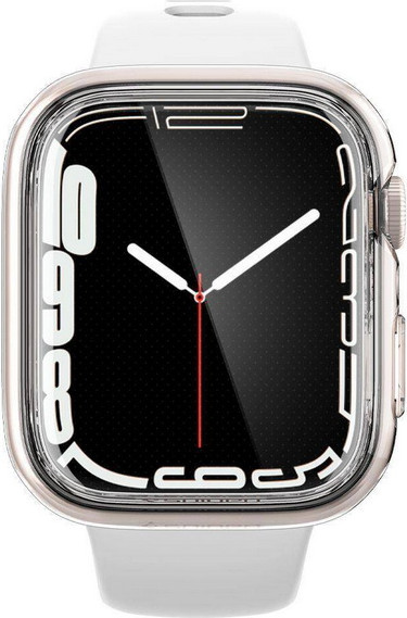 Изображение товара Защитный чехол для умных часов Spigen Ultra Hybrid для Apple Watch 7/8/9 / ACS04613 (Crystal Clear)
