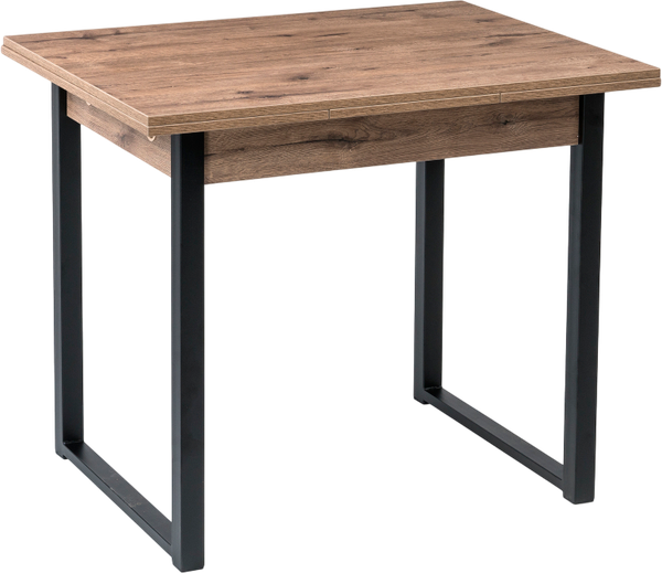 Изображение товара Обеденный стол Woodville Форли / 424178 (дуб велингтон/черный матовый)