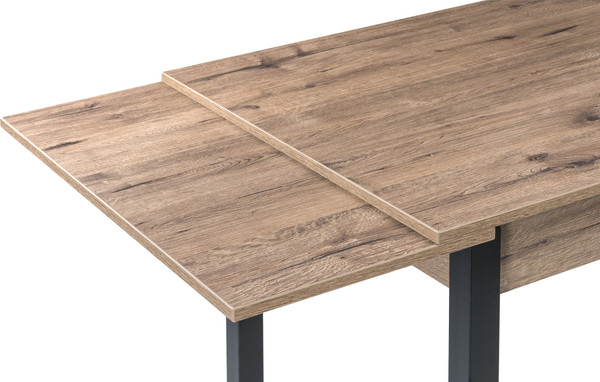 Изображение товара Обеденный стол Woodville Форли / 424178 (дуб велингтон/черный матовый)