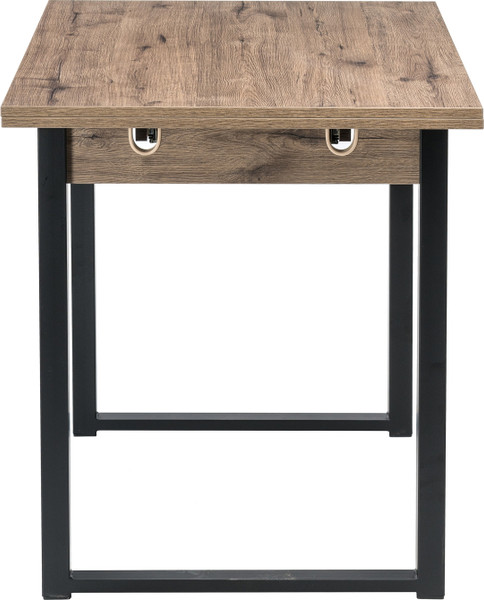 Изображение товара Обеденный стол Woodville Форли / 424178 (дуб велингтон/черный матовый)