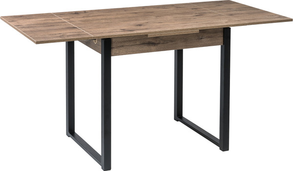 Изображение товара Обеденный стол Woodville Форли / 424178 (дуб велингтон/черный матовый)