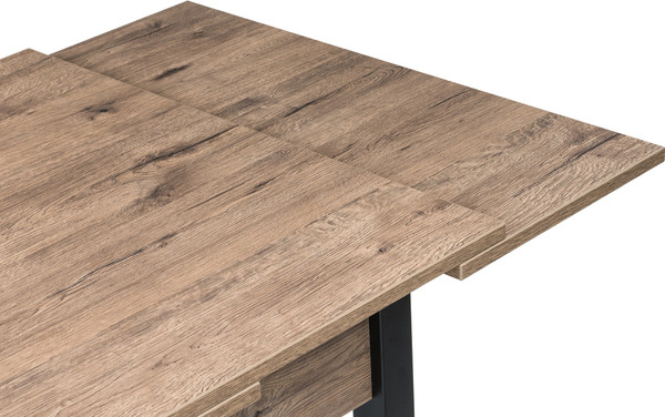 Изображение товара Обеденный стол Woodville Форли / 424178 (дуб велингтон/черный матовый)