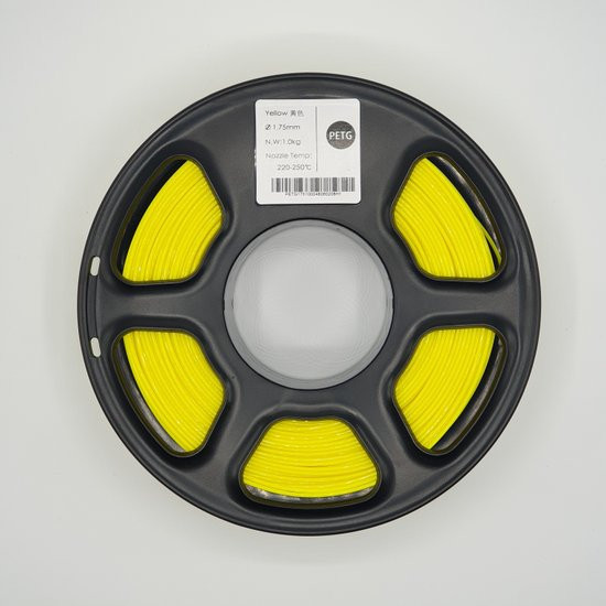 Изображение товара Пластик для 3D-печати Mitek PETG (1.75мм, 1кг, желтый прозрачный)