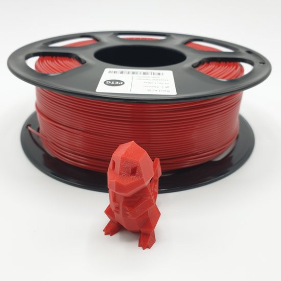 Изображение товара Пластик для 3D-печати Mitek PETG (1.75мм, 1кг, красный прозрачный)