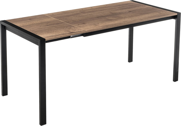 Изображение товара Обеденный стол Woodville Центавр / 420989 (велингтон/черный матовый)