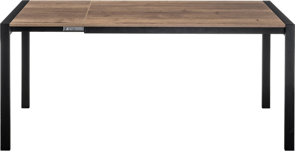 Изображение товара Обеденный стол Woodville Центавр / 420989 (велингтон/черный матовый)