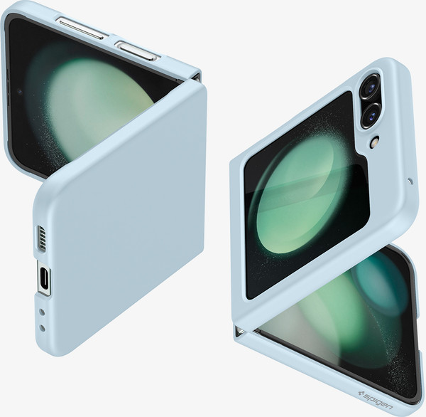 Изображение товара Чехол-накладка Spigen Airskin для Galaxy Z Flip 5 / ACS06233 (Mute Blue)