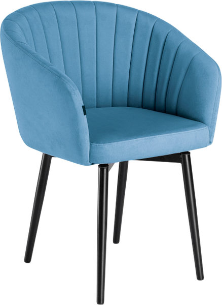 Изображение товара Стул Woodville Моншау крутящийся / 569582 (velutto 46/черный)