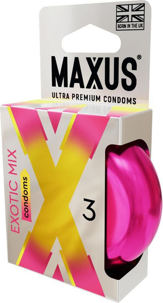 Изображение товара Презервативы Maxus Exotic Mix гладкие ароматизированные 0901-066 (3шт)